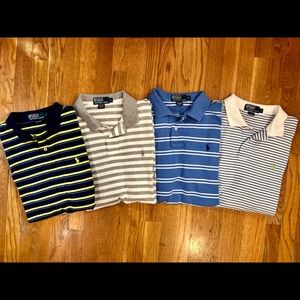Ralph Lauren Polo golf shirts.
